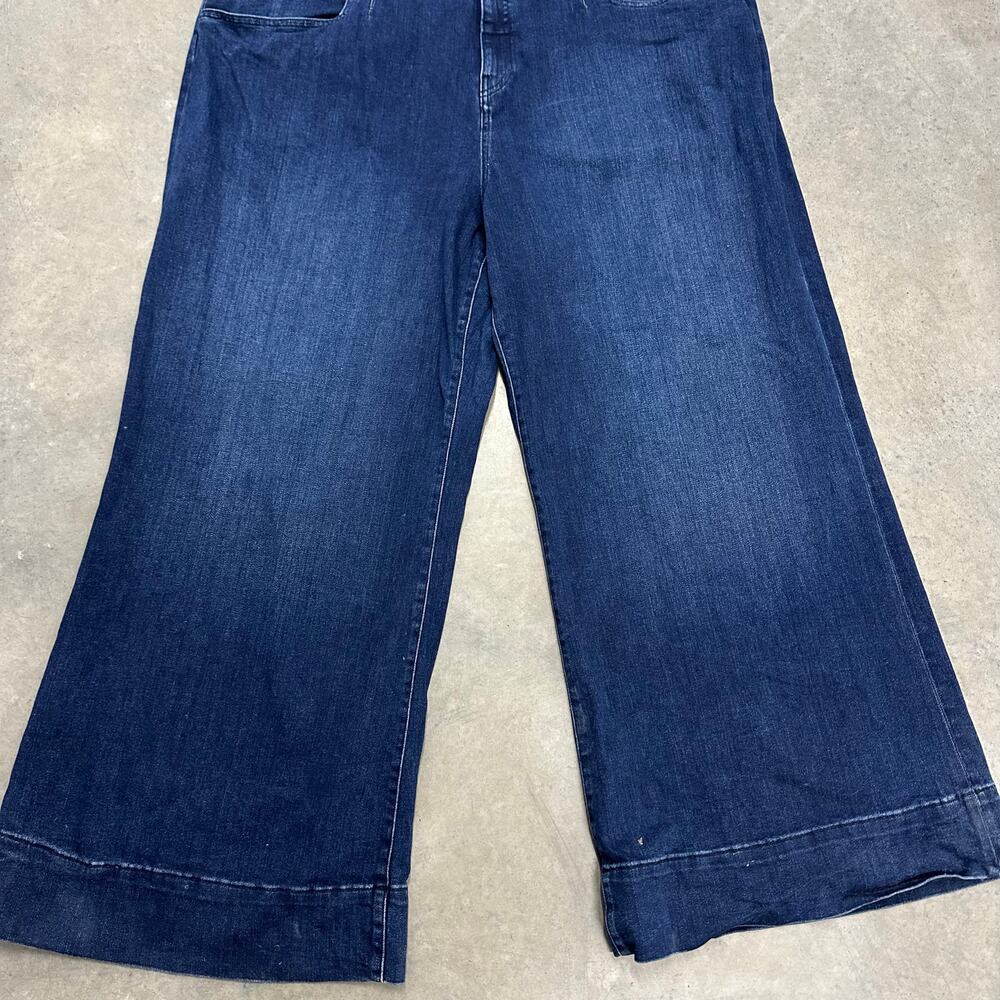 Anthropologie Maeve Corseted High Rise Wide Leg Jeans Plus sz 26W - Picture 10 of 11